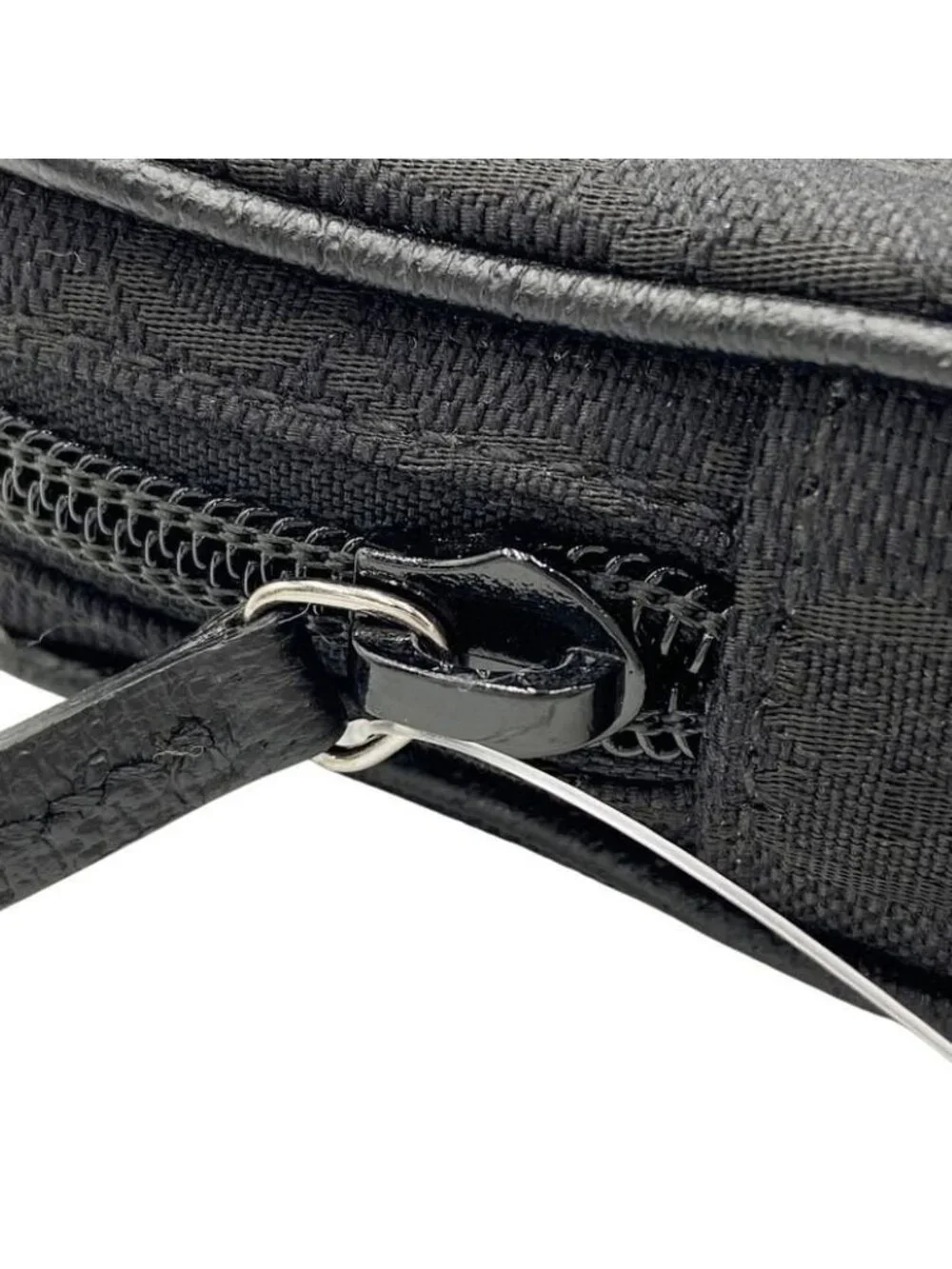 Gucci Galet Case GG Canvas Black Messenger Bag